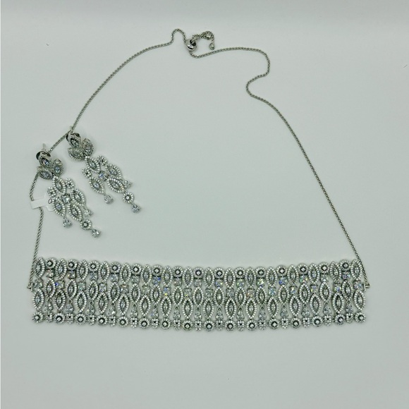 Choker Swarovski Style Handcrafted High Quality Necklace - Picture 2 of 2